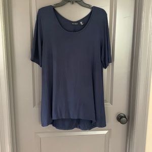 Willi Smith XL women’s navy short sleeve top